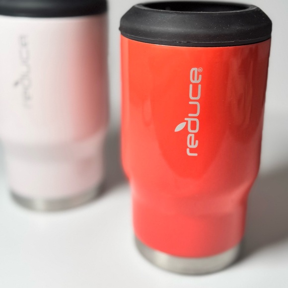 Reduce Salmon Insulated Tumbler 14 oz. • like new - Picture 1 of 4